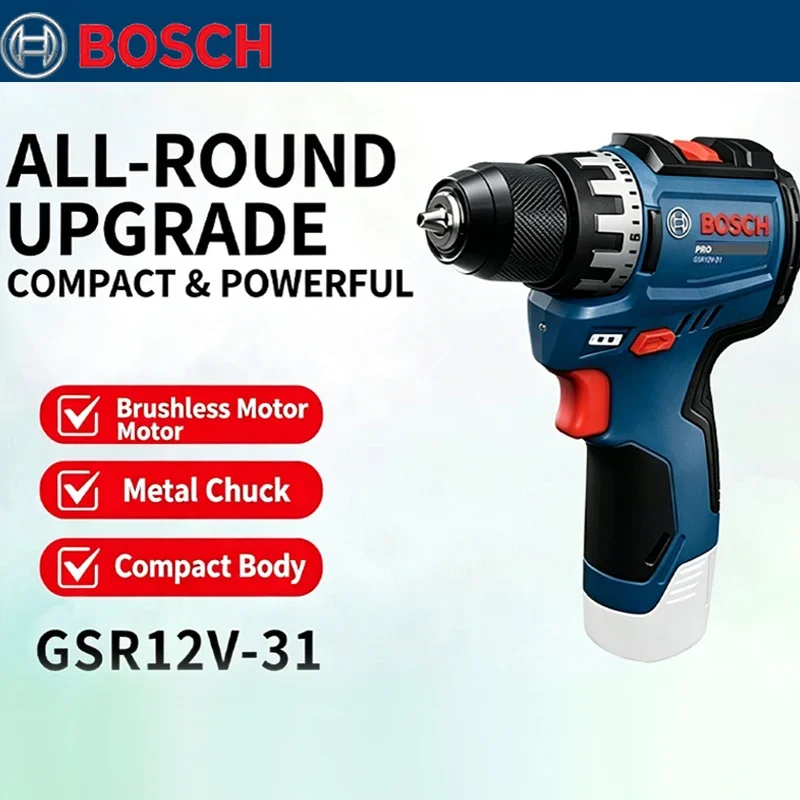 Power Tools Drill - 보쉬 GSR 12V-31 브러시리스 전기 드릴