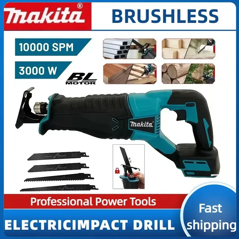 Power Tools Makita - 마키타 브러시리스 왕복톱 휴대용 무선 전동