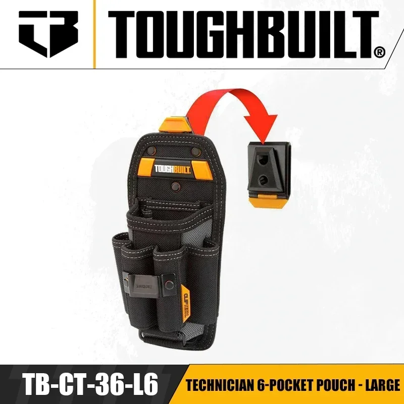 Power Tools Technician - TOUGHBUILT TB-CT-36-L6 기술자 6포켓 파우치 -