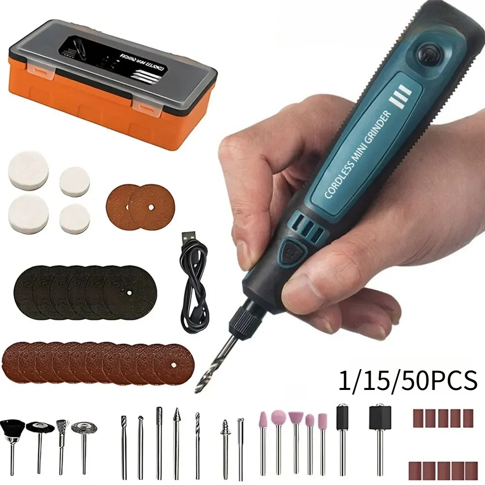 Power Tools Tool Box - USB 무선 전기 그라인더 휴대용 조각
