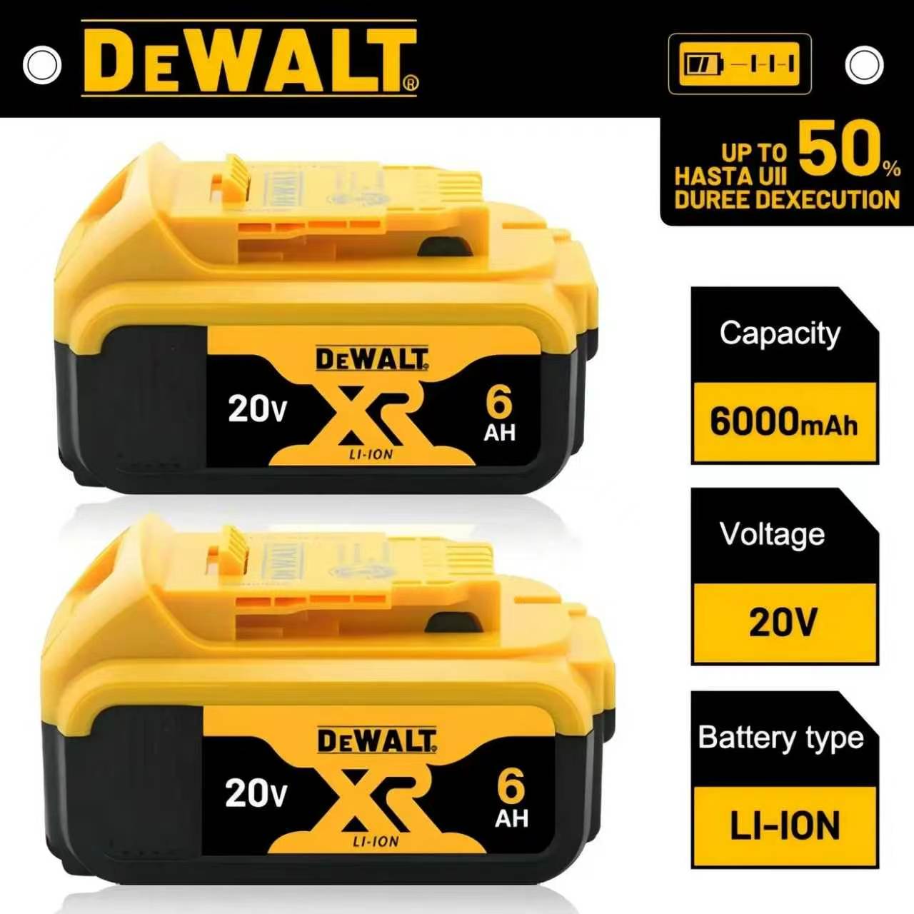Dewalt Power Tools Xr - DeWALT XR 100% 오리지널 배터리 18V/20V/60V