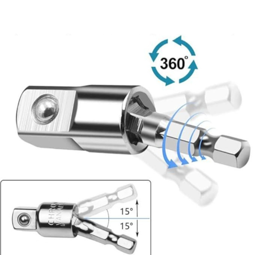 360 °   회전식 전동 드릴 소켓 어댑터 세트, 육 - Power Tools Online 리뷰 및 가격
