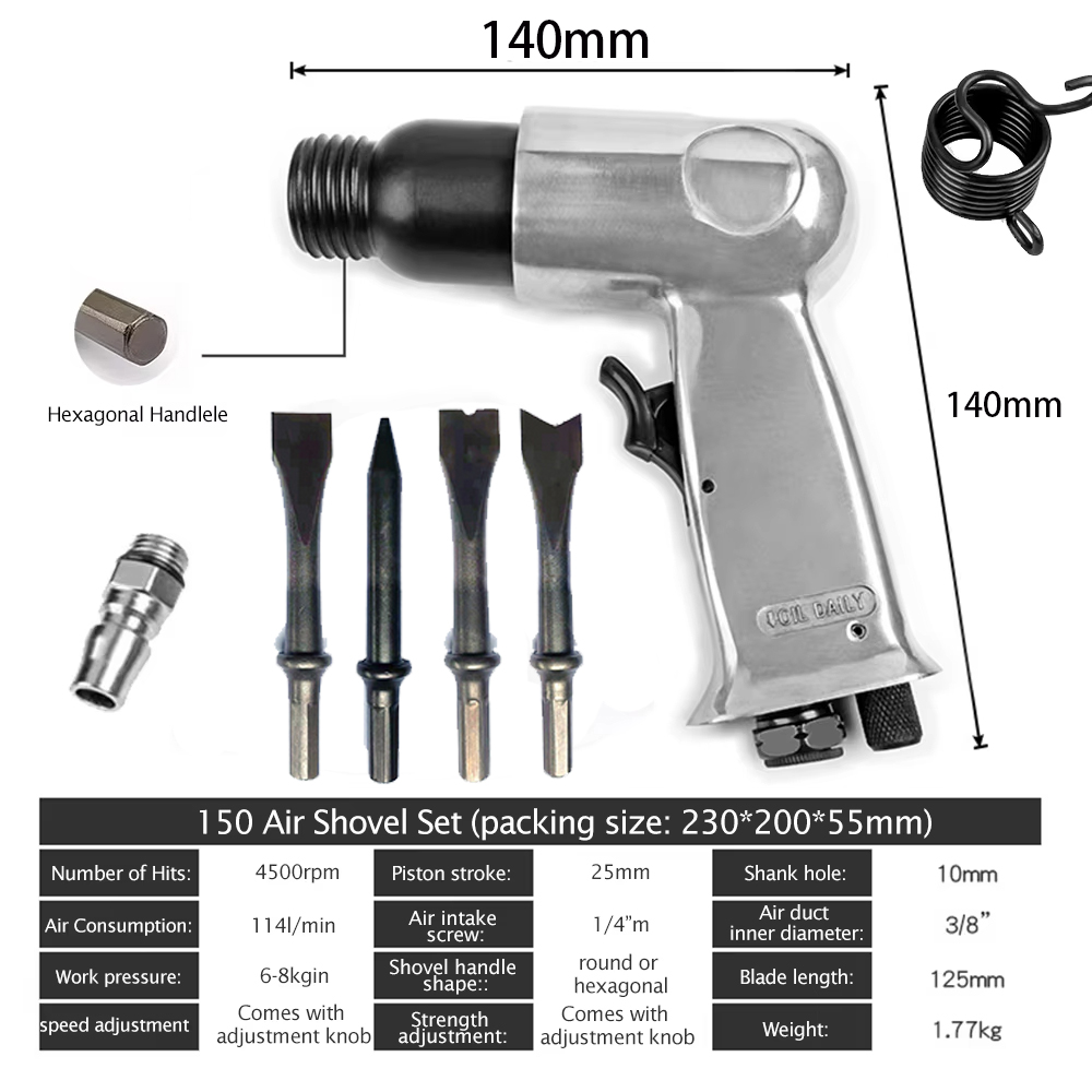 산업용 강력 에어 해머 핸들 스트레이트 타입 에어 치즐 - Power Tools Manufacturers 리뷰 및 가격