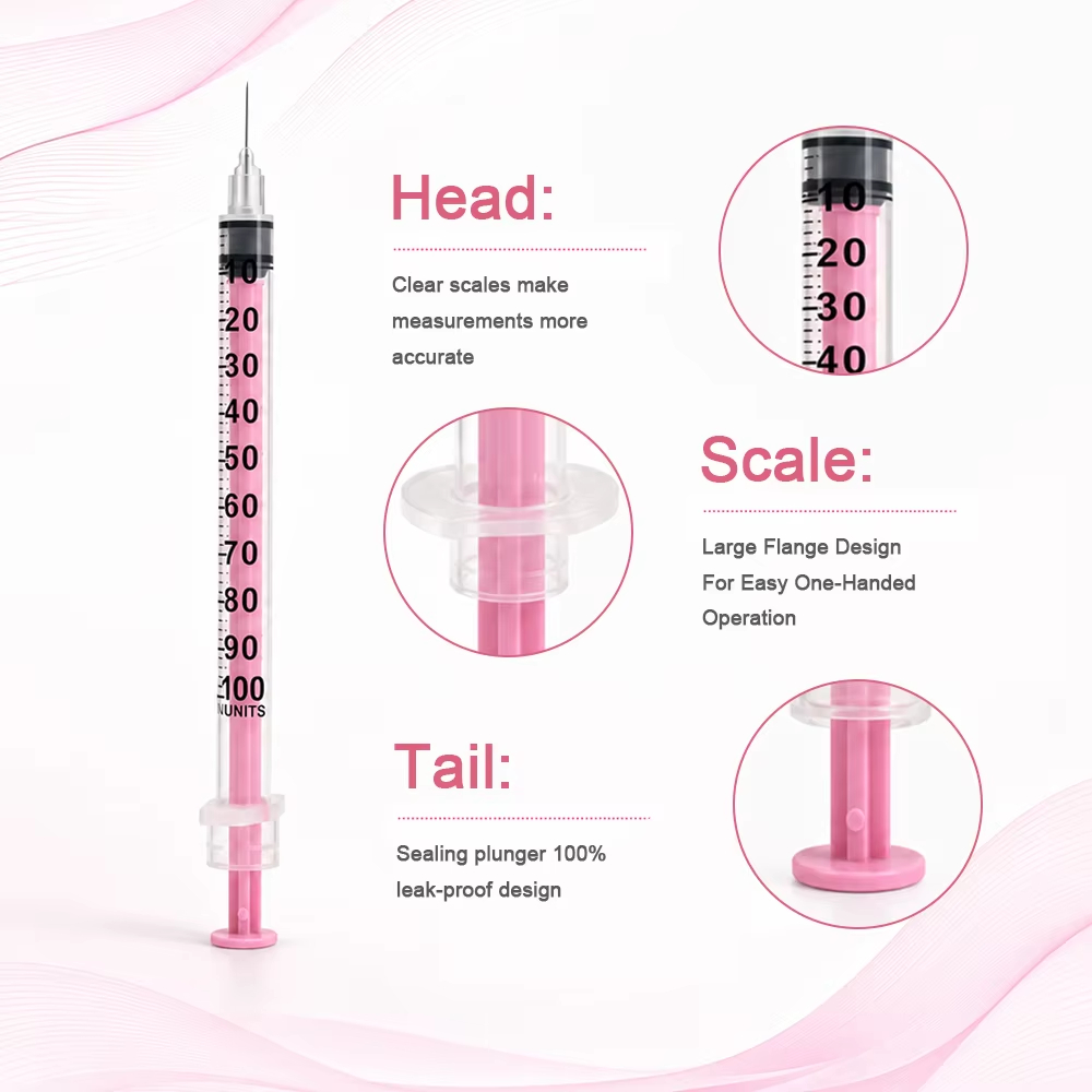 100개/박스 뷰티용 1ml 핑크 인슐린 주사기 30G - Power Tools Tool Box 리뷰 및 가격
