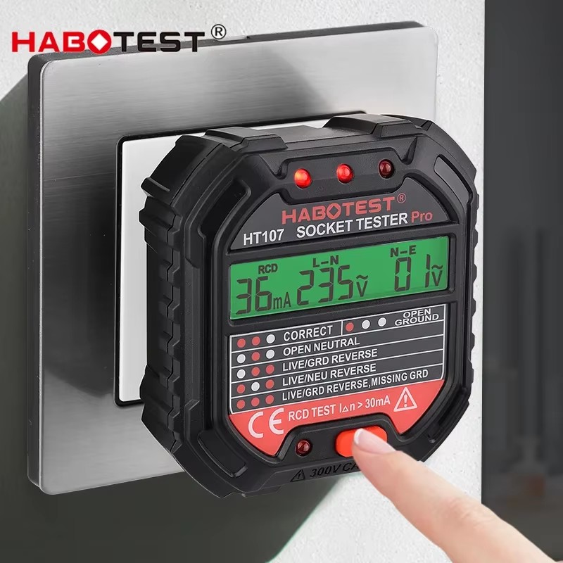 HABOTEST HT107 Pro 디지털 소켓 테스터, - Power Tools Uk Review 리뷰 및 가격