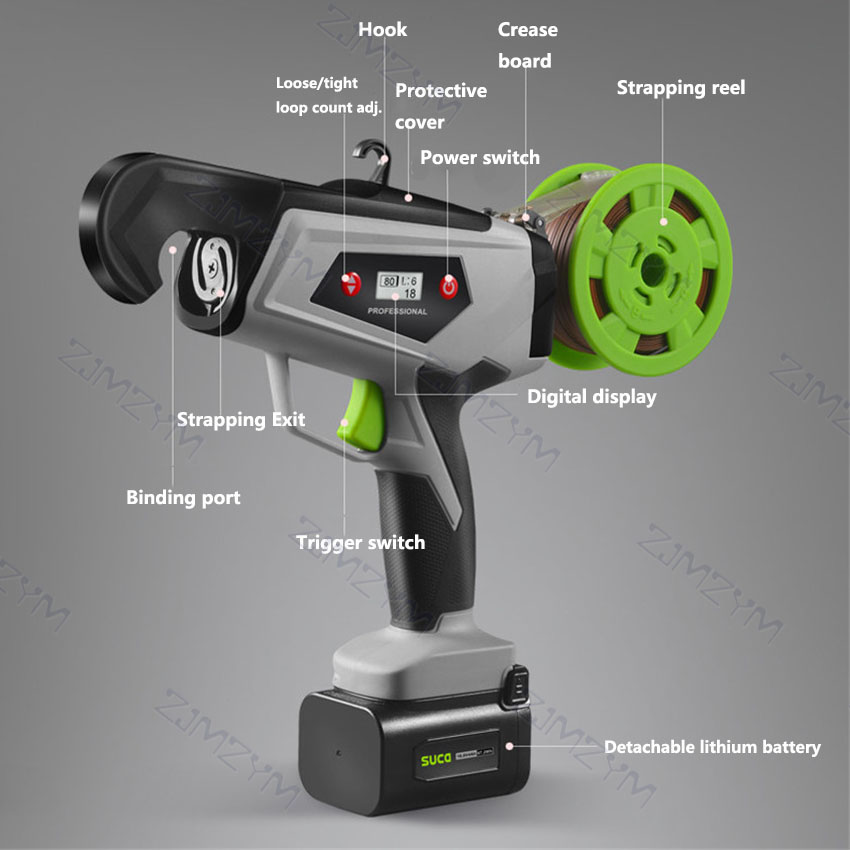 전동 가지 묶는 기계 포도나무 가지 묶는 기계 완전 자 - Power Tools Machine 리뷰 및 가격