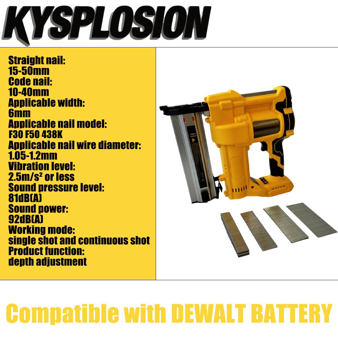 2in1 브러시리스 전기 네일건 F15-F50 K410 - Power Tools Manufacturers 리뷰 및 가격