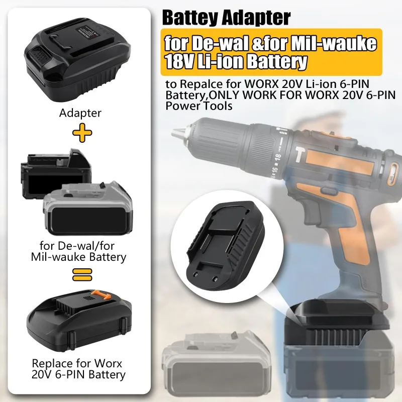 디월트 20V18V XR용 DM20WORX6 배터리 어 - Dewalt Power Tools Xr 리뷰 및 가격