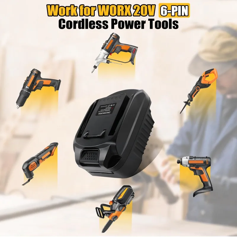 디월트 20V18V XR용 DM20WORX6 배터리 어 - Dewalt Power Tools Xr 리뷰 및 가격